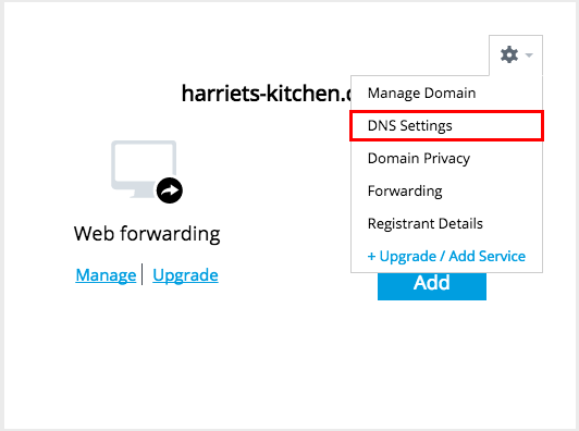 Pointing A Domain To Wix Weebly Blogger Support Centre Names Co Uk