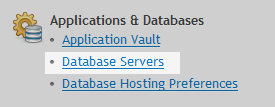 Database option