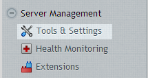 Tools and settings