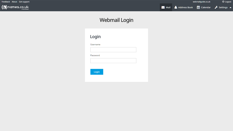 Webmail hosting