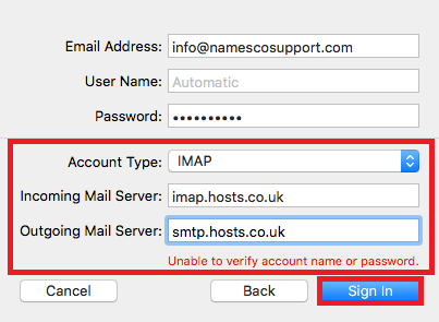 how to set up imap gmail on mac mail