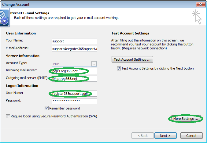 How to update Microsoft Outlook 2010 after migration