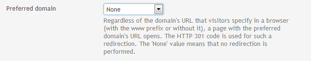 Preferred - domain