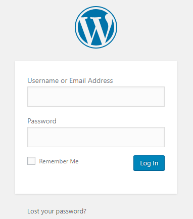 Login to WordPress