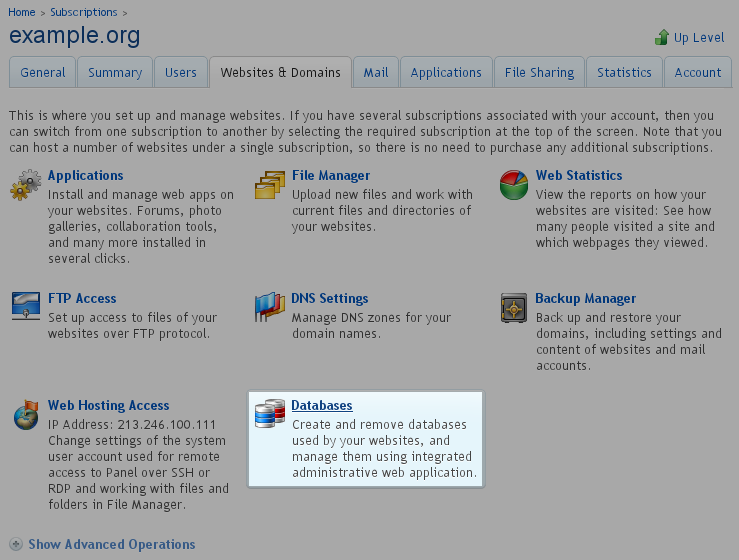 Select - Databases Select - Databases