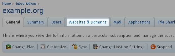 Select - Websites and Domains Select - Websites and Domains