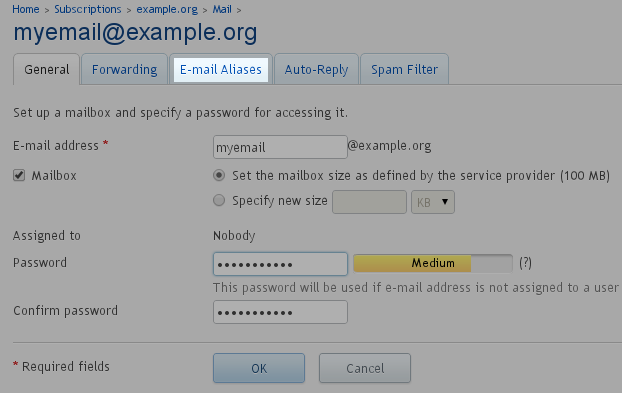 Select - Email Aliases Select - Email Aliases