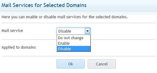 disable mail