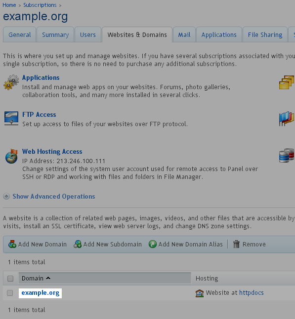 Select - Hosting Domain Select - Hosting Domain