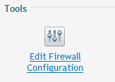 Edit firewall configuration Edit firewall configuration