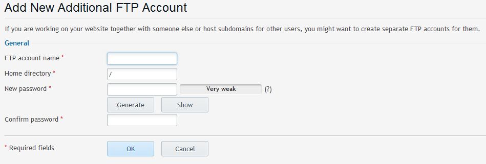 ftp new additional values